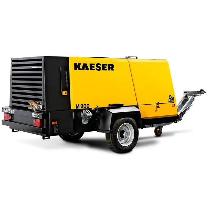 Передвижной компрессор с дизельным приводом KAESER M 200