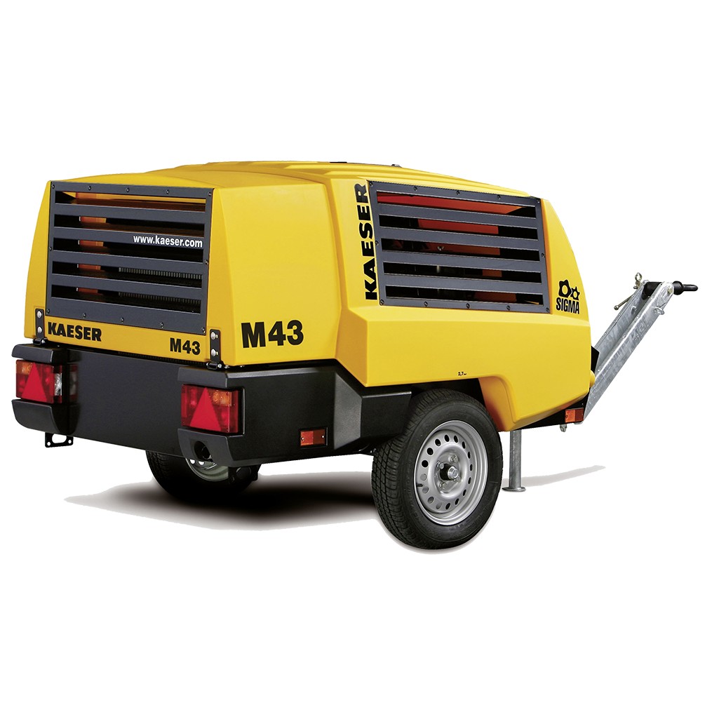 Передвижной компрессор с дизельным приводом KAESER M 43